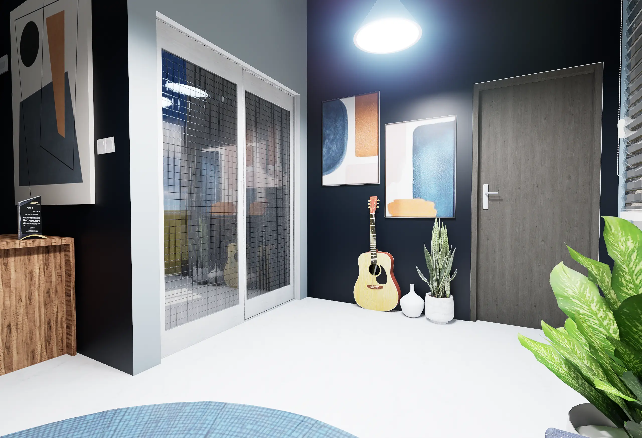 Guitar Studio Office Interior Design, Piliyandala, Sri Lanka, angle 5