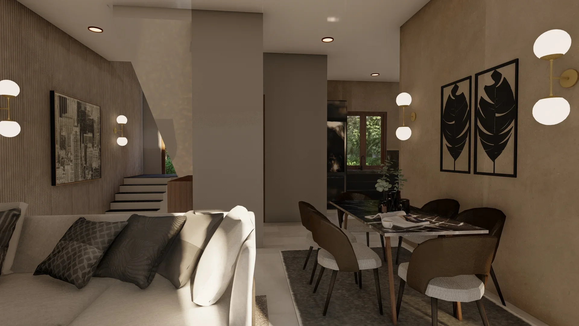 Interior Design Colombo, Sri Lanka, The Balanced Modern Home, Makuluduwa, ground floor Bigger living room angle 3