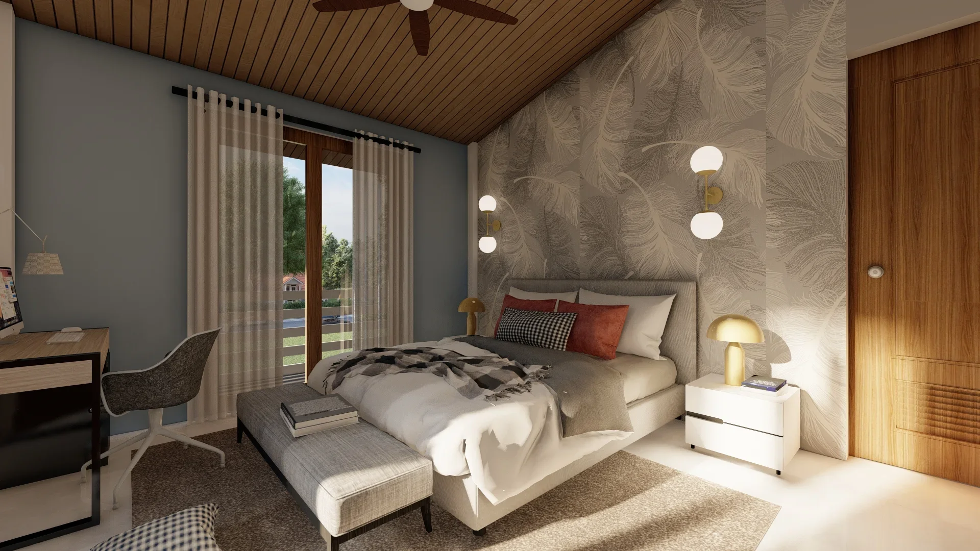 Interior Design Colombo, Sri Lanka, The Balanced Modern Home, Makuluduwa, bedroom 2