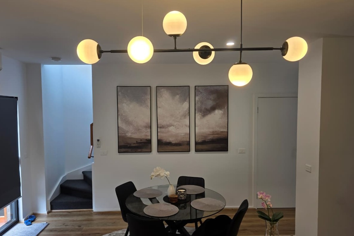 Interior Design, Greenvale, Australia, Residential interior design project, dining area angle 6, work in progress