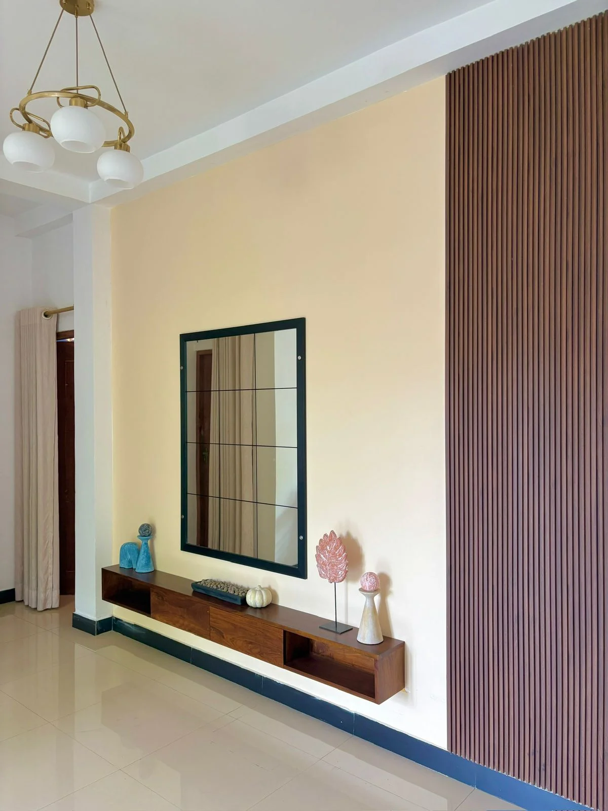 Interior Design Colombo, Sri Lanka, Navinna, Residential interior design project, second floor living area angle 2, work in progress
