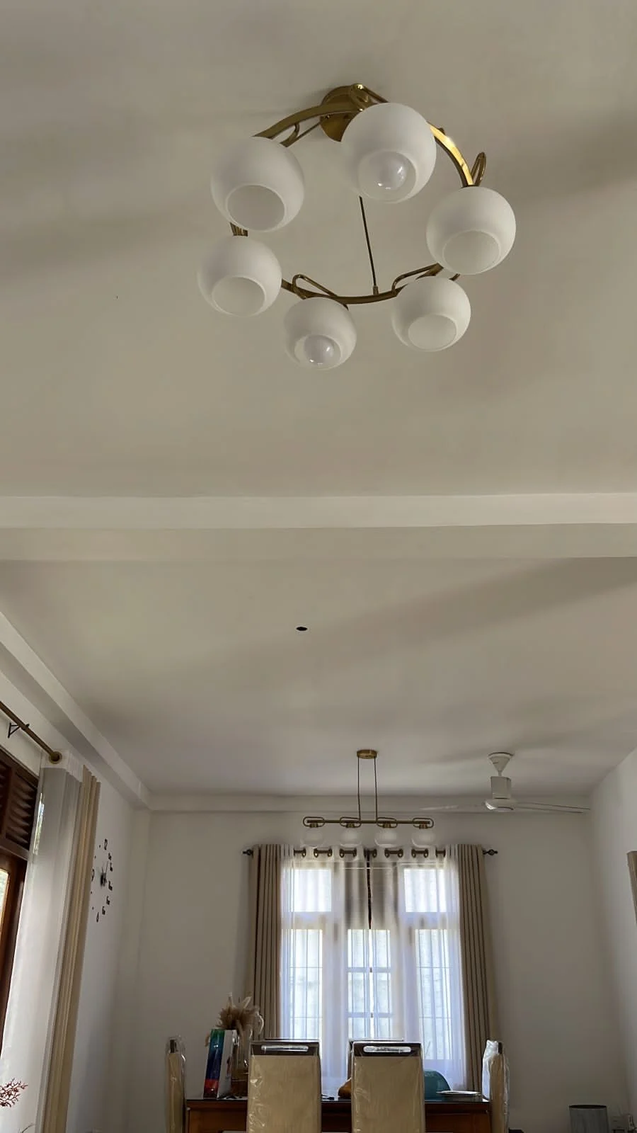 Interior Design Colombo, Sri Lanka, Navinna, Residential interior design project, dining area angle 2, work in progress