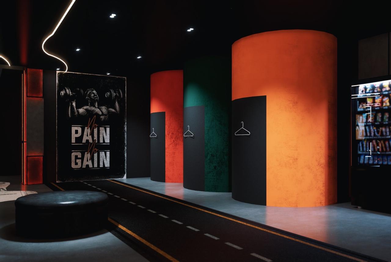 NIKE showroom design, Retail Interior Design, Sri Lanka, colombo 07, fit on area