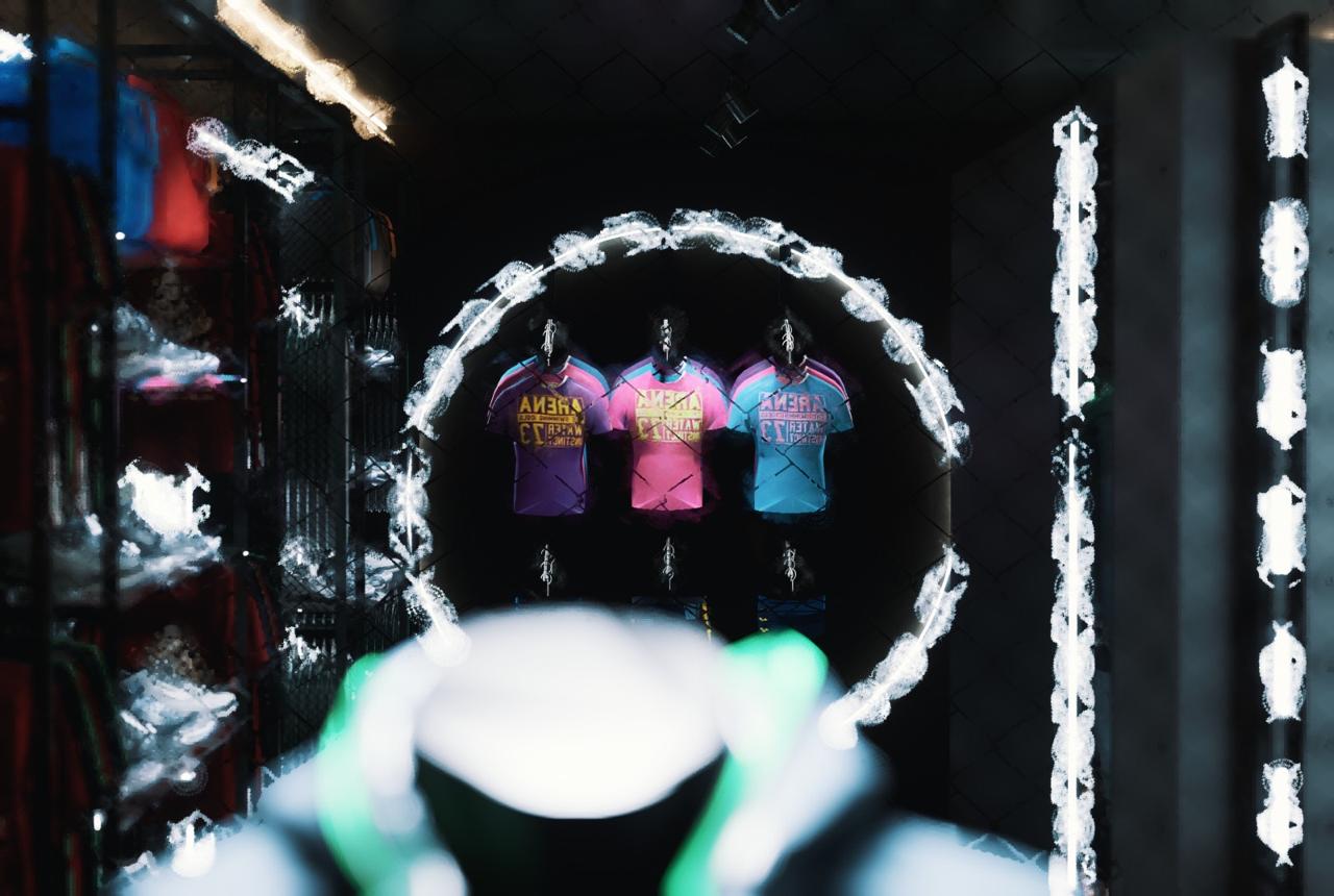NIKE showroom design, Retail Interior Design, Sri Lanka, colombo 07, shirt display area 2 angle 2