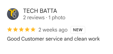 Google review - tech batta