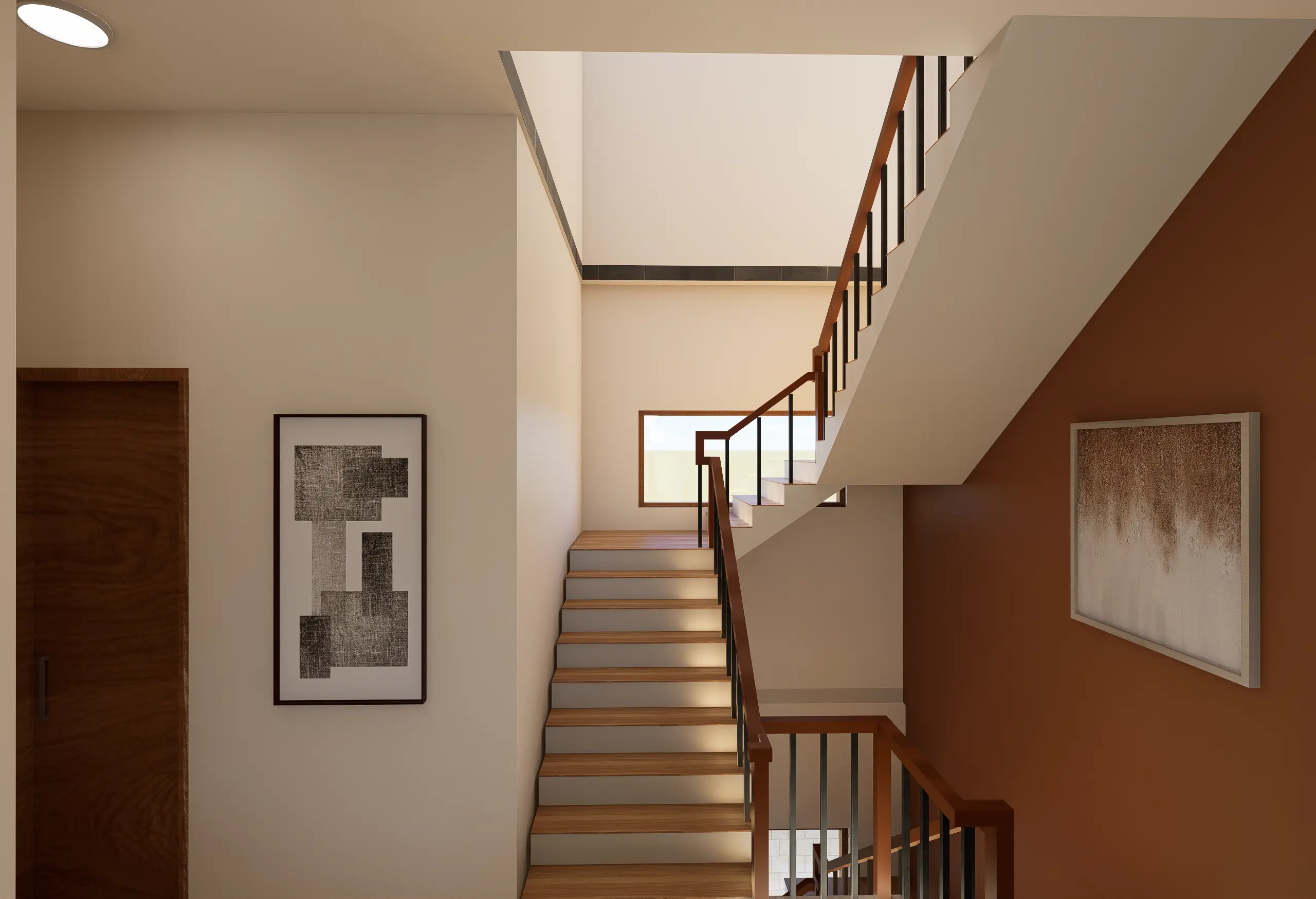 Timeless Luxury Villa Interior Design Project Galle, Sri Lanka, soft white palettes with wood, tv-area angle 3